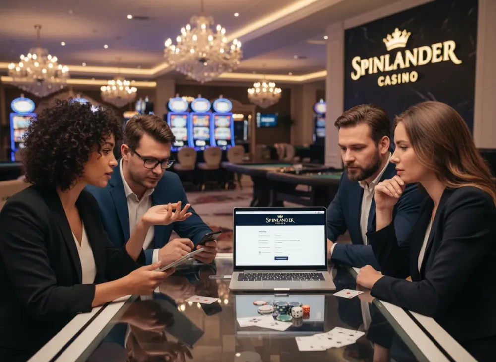 Spinlander registrering steg för steg och kontoverifiering